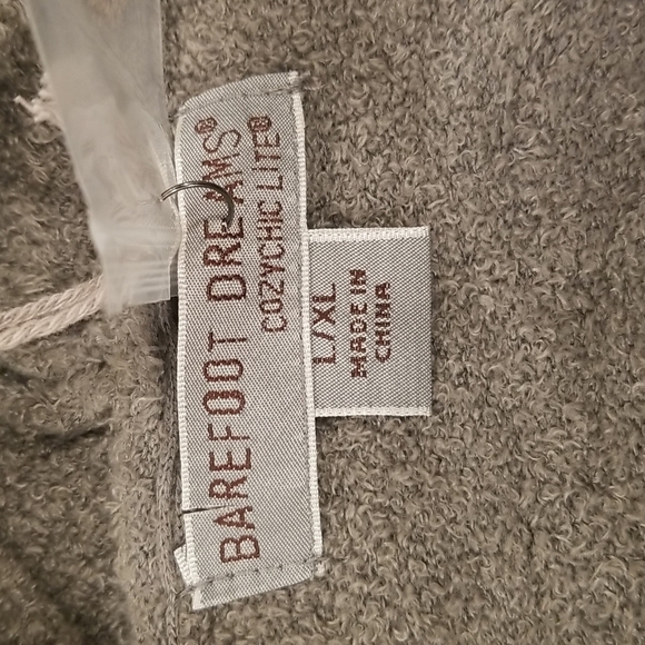 BAREFOOT DREAMS CozyChic Lite Ombre Calypso Wrap Cardigan Loden Carbon L/XL NWT - Picture 12 of 16